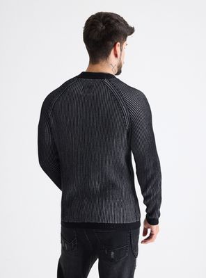 Imagen 2 del producto Sweater Punto Inglés Tejido Bicolor