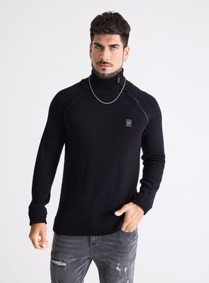 Sweater Cuello Medio con Cierre