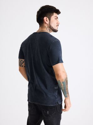 Imagen 2 del producto Polera Long Fit Acid Wash