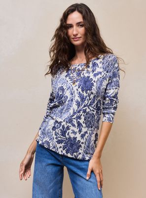 Polera Estampado Flores