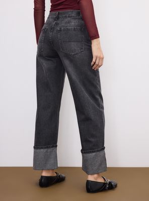 Imagen 2 del producto Jeans Wide Leg Basta Roll Up Tiro Alto