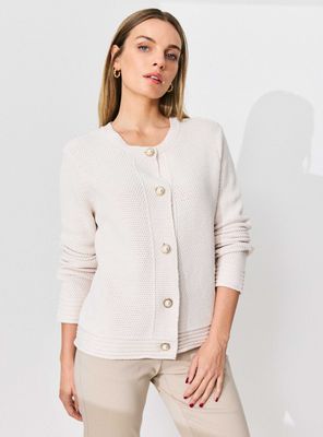 Chaleco con Botones Dorados