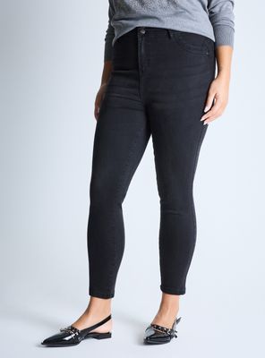Jeans Skinny Pretina Control Abdomen Curvy