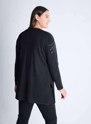 Imagen 2 del producto Chaleco Cárdigan Largo Jaquard Western Curvy