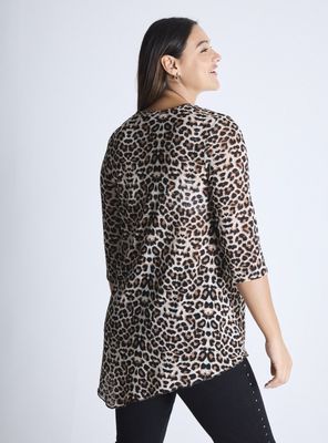 Imagen 2 del producto Polera Larga Doble Capa Asimétrica Curvy