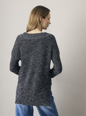 Imagen 2 del producto Sweater Tweed Cuello V