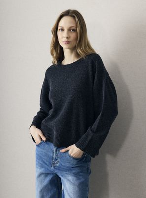 Sweater de Lana Cuello Redondo