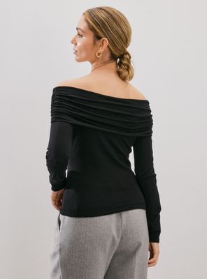 Imagen 2 del producto Polera Tejida Hombro Descubiertos