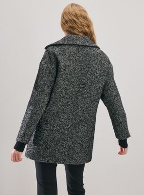 Imagen 2 del producto Abrigo Solapa Cruzada Sal Pimienta