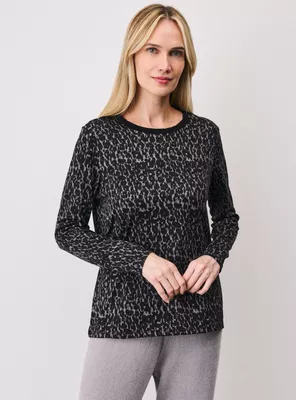 Imagen 1 del producto Polera Tejida Estampado con Brillitos