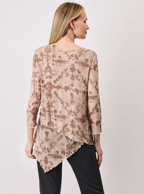 Imagen 2 del producto Polera Larga Doble Capa Asimétrica