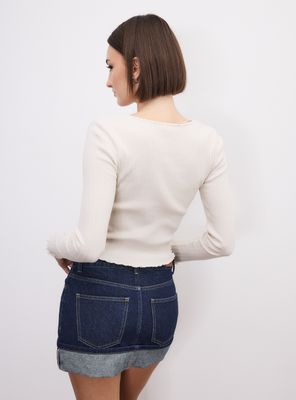 Imagen 2 del producto Polera Rib Look Lana