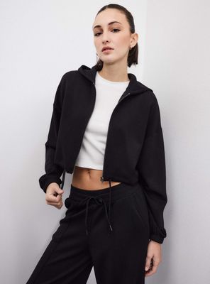 Polerón Capucha Crop