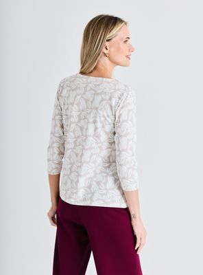 Imagen 2 del producto Polera Detalle Perlas en Escote