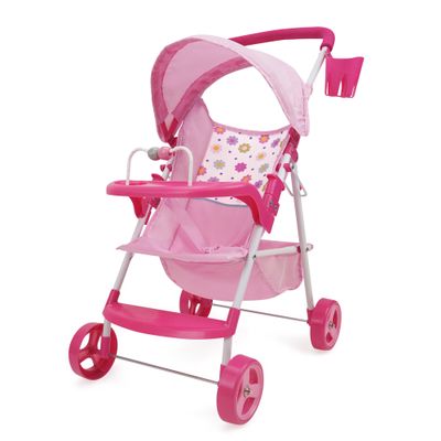 Coche de Muñecas Stroller Spring Pink