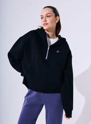 Imagen 1 del producto Polerón Medio Cierre engomado Bolsillos