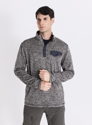 Polar Look Tejido Cuello con Botones Tipo Snap