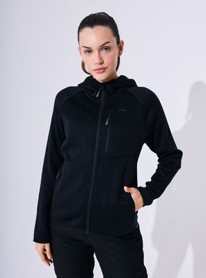 Polar Capucha Look Tejido