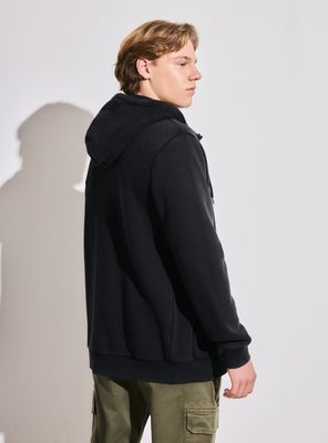 Imagen 2 del producto Polerón con Gorro y Cierre Lavado