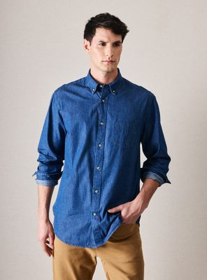 Camisa Denim Regular Fit Casual