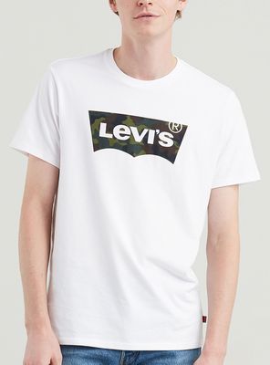 Polera Manga Corta Print Logo Camuflaje