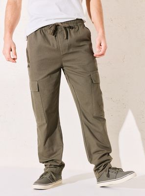 Pantalón con Bolsillo Cargo Fit Relajado