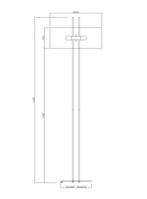Imagen 2 del producto Lámpara de Pie H 50 x 160 cm