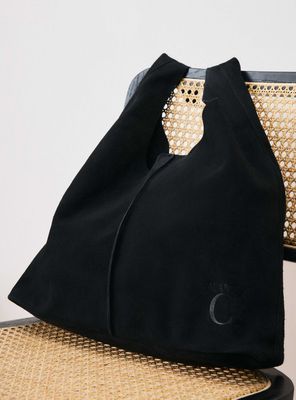 Imagen 2 del producto Cartera Hobo Bag Gamuza Negro C del Pilar