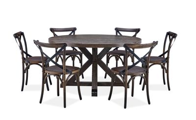 Imagen 2 del producto Juego de Comedor Walnut 6 Sillas