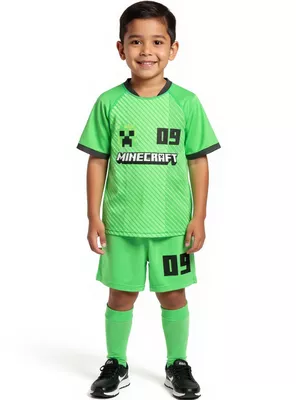 Conjunto Deportivo Fútbol Minecraft Niño