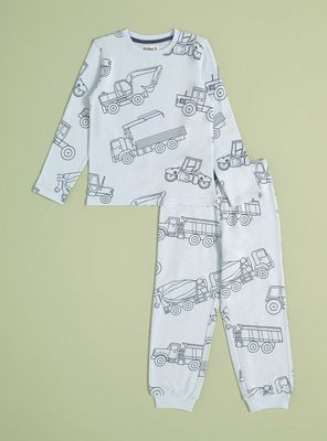 Imagen 1 del producto Pijama Largo Full Estampado de Camión