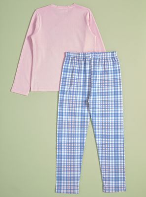 Imagen 2 del producto Pijama Largo Aplicación Bordado de Unicornio