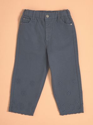 Pantalón Detalle Broderie