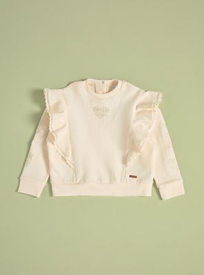 Polerón Bordado Mangas y Vuelos Broderie