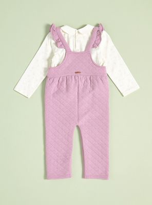 Imagen 2 del producto Conjunto Polera y Jardinera Tipo Quilt Niña