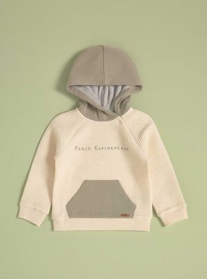 Polerón Quilt Color Block Niño