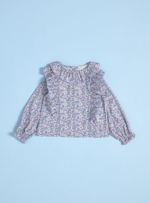 Blusa con Vuelos Estampado