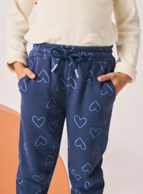 Imagen 2 del producto Pantalón Buzo Full Estampado Corazones
