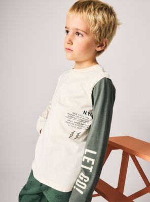 Imagen 2 del producto Polera Manga Color Block