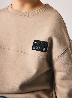 Imagen 2 del producto Polerón Crew Estampado Espalda