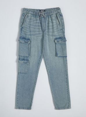 Imagen 2 del producto Jeans con Cintura Elasticada y Bolsillos Cargo