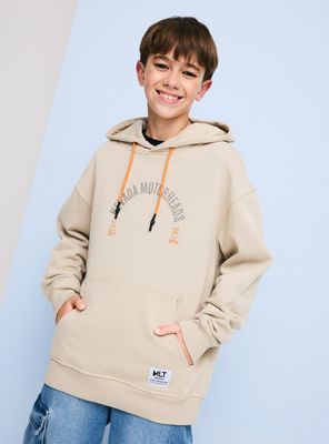 Imagen 2 del producto Polerón Bolsillo Canguro, Capucha y Focal Print