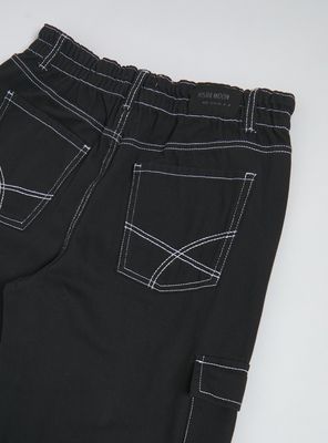 Imagen 2 del producto Pantalón Tipo Cargo con Costuras en Contraste