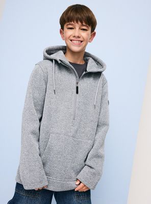 Imagen 2 del producto Polerón Tipo Tejido Detalle en Manga