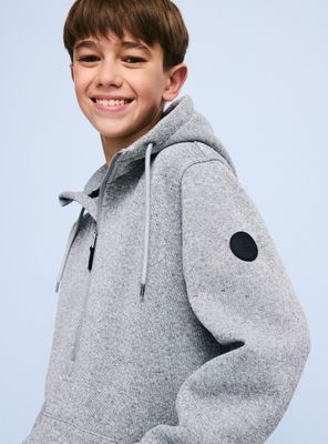 Polerón Tipo Tejido Detalle en Manga