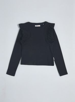 Imagen 2 del producto Polera con Vuelos Algodón Niña