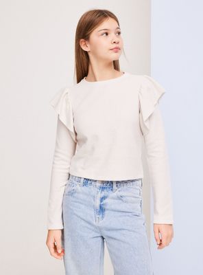 Imagen 2 del producto Polera con Vuelos Grandes en Mangas