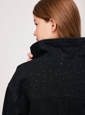 Imagen 2 del producto Chaleco Denim Brillos