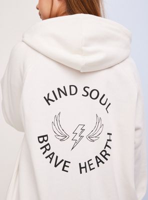 Imagen 2 del producto Polerón Hoodie con Focal Print Delantero y Espalda