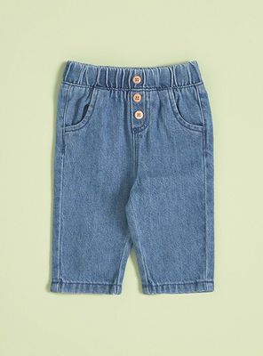 Pantalón con Botones Delanteros